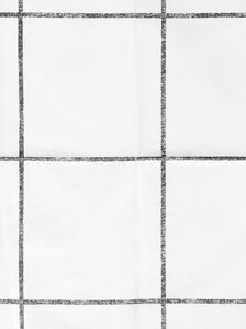 Bílo-černé bavlněné povlečení na jednolůžko Westwing Collection Juna, 135 x 200 cm