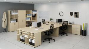 Kancelářský psací stůl PRIMO Classic, rovný 1200 x 800 mm, buk