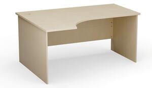 Rohový kancelářský pracovní stůl PRIMO Classic, 160 x 120 cm, levý, bříza