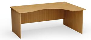 Ergonomický kancelářský pracovní stůl PRIMO Classic, 1800 x 1200 mm, pravý, bříza