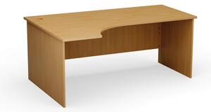 Rohový kancelářský pracovní stůl PRIMO Classic, 1800 x 1200 mm, levý, dub přírodní