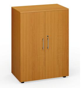 Kancelářská skříň s dveřmi PRIMO Classic, 1087x800x420 mm, třešeň
