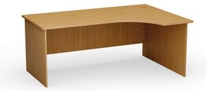 Rohový kancelářský pracovní stůl PRIMO Classic, 180 x 120 cm, pravý, buk