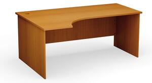 Rohový kancelářský pracovní stůl PRIMO Classic, 180 x 120 cm, levý, třešeň