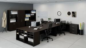Kancelářský psací stůl PRIMO Classic, rovný 1200 x 800 mm, wenge