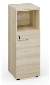 Kombinovaná kancelářská skříň PRIMO Classic, 1087 x 400 x 420 mm, dub přírodní