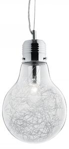 Závěsné stropní svítidlo Ideal lux Luce SP1 033679 1x60W E27 - chrom/transparentní