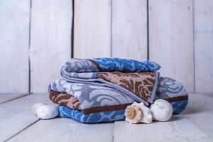 JAHU Set osuška + ručník Orient - modrá