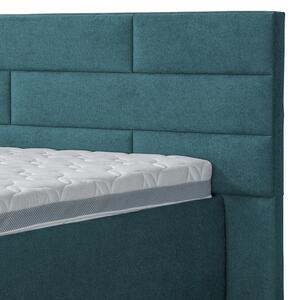 Nadrozměrná postel ONE4ALL tyrkysová, 280x220 cm