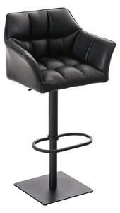 Barová židle Damas B1 ~ koženka, černý rám - Černá