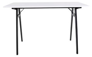 Bílý stůl s černýma nohama House Nordic Vojens Desk, délka 120 cm