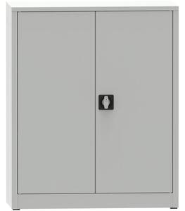 Dílenská policová skříň na nářadí KOVONA JUMBO, 2 police, svařovaná, 1150 x 950 x 500 mm, šedá