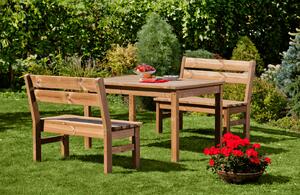 Zahradní dřevěný set PROWOOD z ThermoWood - SET M4 - Set + dodání nátěru v odstínu HONEY + PCD 91