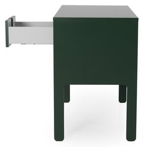 Tmavě zelený pracovní stůl Tenzo Uno