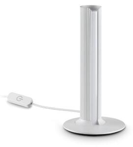 Ideal Lux Stolní LED lampa DORICA, TL 1, Ø 130 mm, 255 mm Barva: Bílá, Teplota světla: 3000K