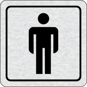 Cedulka na dveře - WC muži