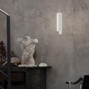 Ideal Lux Stropní LED svítidlo DORICA, SP 3, Ø 95 mm, 2490 mm Barva: Černá, Teplota světla: 3000K