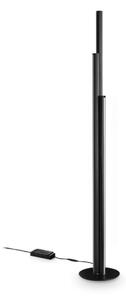 Ideal Lux Stojací LED svítidlo DORICA, PT 3, Ø 300 mm, 1900 mm Barva: Černá, Teplota světla: 3000K
