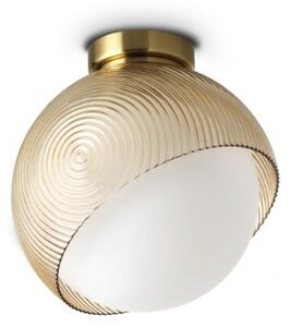 Ideal Lux Designové stropní svítidlo BLOOM PL1, 1xE27, Ø 220 mm Barva: Mosaz