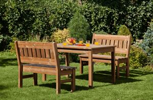 Zahradní dřevěný set PROWOOD z ThermoWood - SET M5 - Set + dodání nátěru v odstínu TEAK + PCD 91