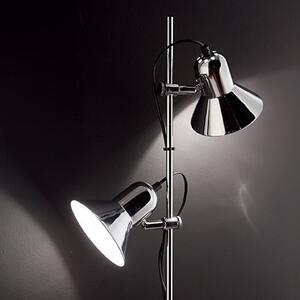 Stojací lampa Ideal lux Polly PT2 061115 2x60W E27 - stříbrná