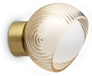 Ideal Lux Designové nástěnné svítidlo BLOOM AP1, 1xG9, Ø 115 mm Barva: Mosaz
