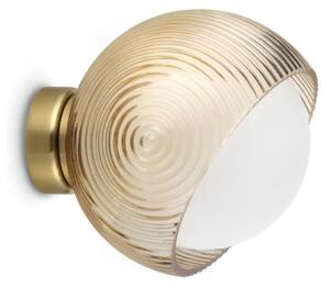 Ideal Lux Designové nástěnné svítidlo BLOOM AP1, 1xE27, Ø 170 mm Barva: Mosaz