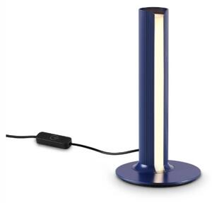 Ideal Lux Stolní LED lampa DORICA, TL 1, Ø 130 mm, 255 mm Barva: Modrá, Teplota světla: 3000K
