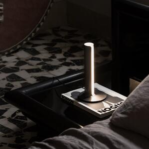 Ideal Lux Stolní LED lampa DORICA, TL 1, Ø 130 mm, 255 mm Barva: Bronz, Teplota světla: 3000K