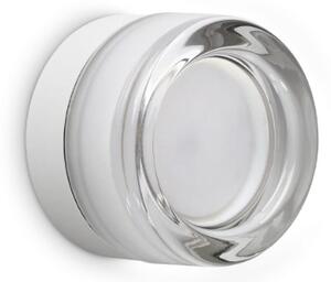 Ideal Lux Designové nástěnné svítidlo LOLLY AP1, 1xGX53, Ø 105 mm, IP44 Barva: Bílá