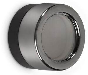 Ideal Lux Designové nástěnné svítidlo LOLLY AP1, 1xGX53, Ø 105 mm, IP44 Barva: Šedá