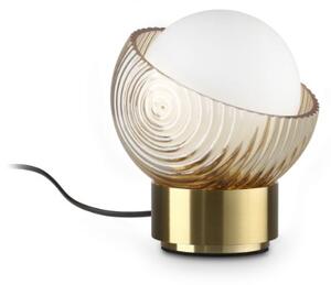 Ideal Lux Designová stolní lampa BLOOM TL1, 1xG9, Ø 115 mm, 127 mm Barva: Mosaz