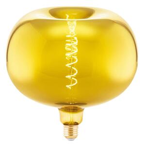 LED žárovka E27 4W Big Size tvar jablka, zlatá