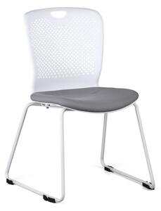 Plastová židle DOT, šedá