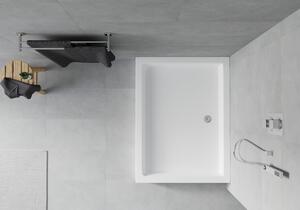Mexen Rio obdélníková vanička do sprchového koutu 100 x 80 cm, Bílá