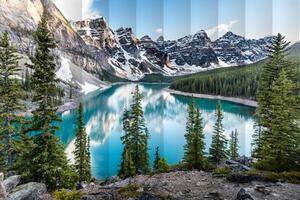 Fotožaluzie - - Jezero v horách 1 100 x 100cm