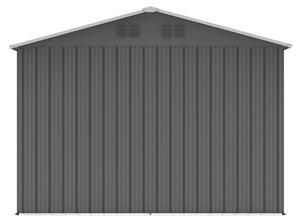 Zahradní domek 258,5 x 190 cm, plechový, šedý