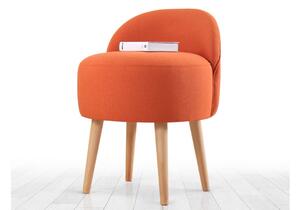 Designová taburetka Perilla oranžová