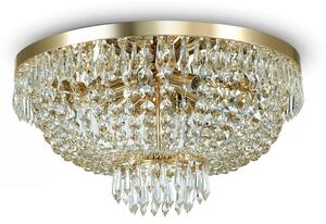 Přisazené stropní svítidlo Ideal lux CAESAR 114682 - transparentní/zlatá
