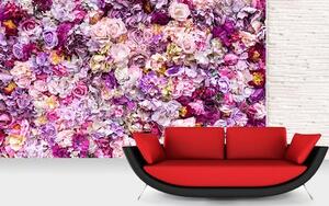 Fototapeta - květinová stěna 50-600cm x 50-600cm