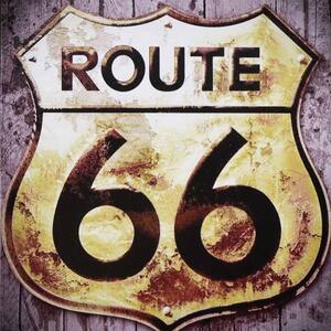 Kovová cedule Route 66 4