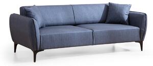Designová 3-místná sedačka Beasley 220 cm modrá