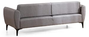 Designová 3-místná sedačka Beasley 220 cm šedá