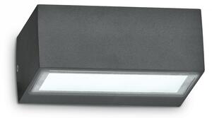 Venkovní nástěnné svítidlo Ideal lux Twin AP1 115368 1x28W G9 - antracitová