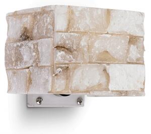 Nástěnné svítidlo Ideal lux Carrara 000619 AP1 1x40W G9 - béžový alabastr