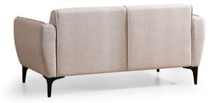 Designová sedačka Beasley 150 cm šedo-bílá - Skladem