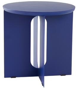 Jotex Modrý kovový odkládací stolek THUSIS 51 cm