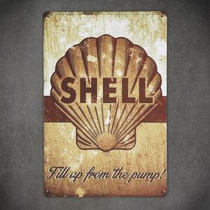 Kovová cedule Shell 1