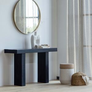 Hoorns Černý mangový toaletní stolek Bekl 120 x 40 cm