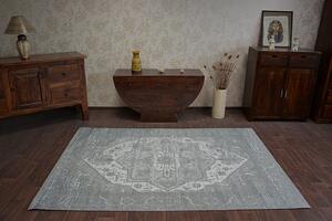 Makro Abra Kusový koberec ANTIKA 91521 Vhodný k praní klasický šedý Rozměr: 155x230 cm